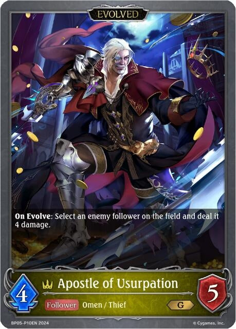 Apostle of Usurpation Evolved Foil (BP05-P10EN) [BP05]