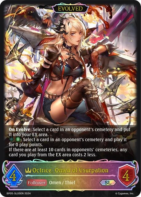 Octrice Omen of Usurpation Evolved SL (BP05-SL05EN) [BP05]