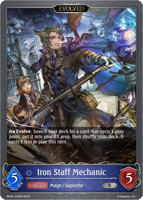 Iron Staff Mechanic Evolved (BP05-043EN) [BP05]