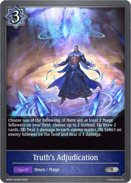 Truths Adjudication (BP05-044EN) [BP05]