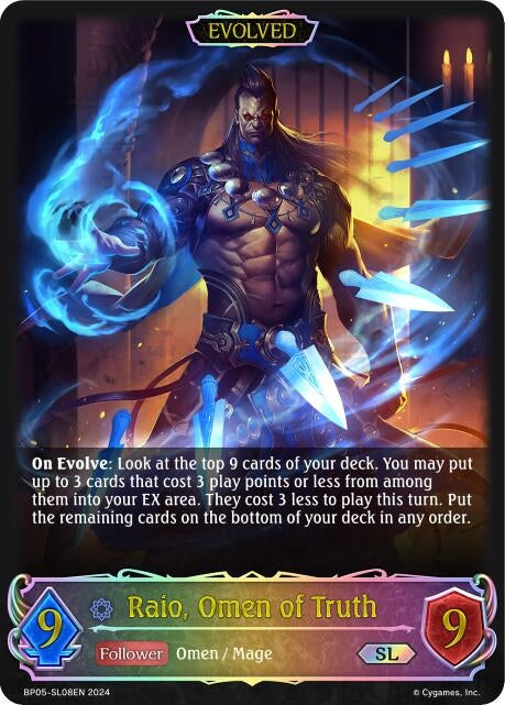 Raio Omen of Truth Evolved SL (BP05-SL08EN) [BP05]