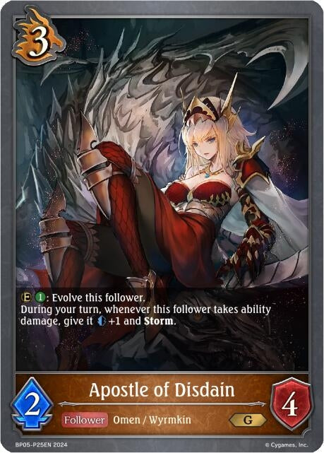 Apostle of Disdain P25 Foil (BP05-P25EN) [BP05]