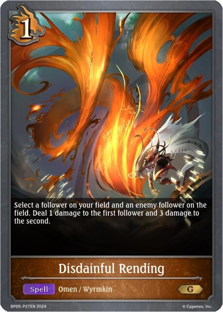 Disdainful Rending P27 Foil (BP05-P27EN) [BP05]