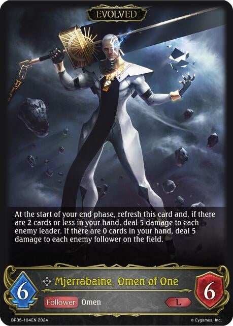 Mjerrabaine Omen of One Evolved (BP05-104EN) [BP05]