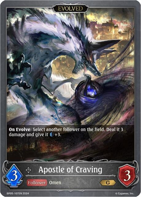 Apostle of Craving Evolved (BP05-107EN) [BP05]