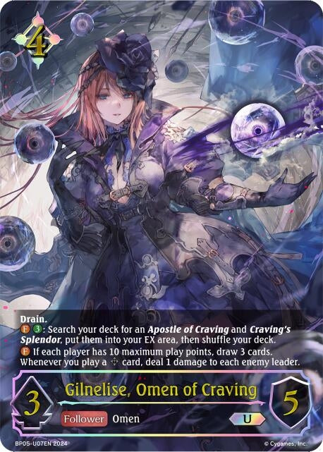 Gilnelise Omen of Craving U (BP05-U07EN) [BP05]