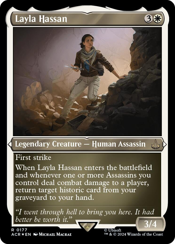 Layla Hassan Foil Etched (177) [ACR]