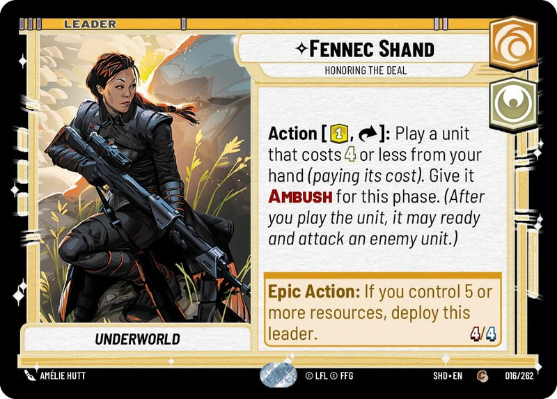 Fennec Shand Honoring the Deal (016/262) [SHD]