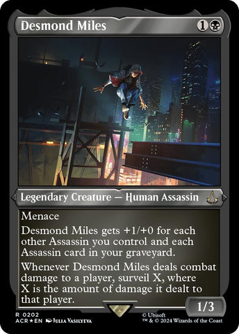 Desmond Miles Foil Etched (202) [ACR]