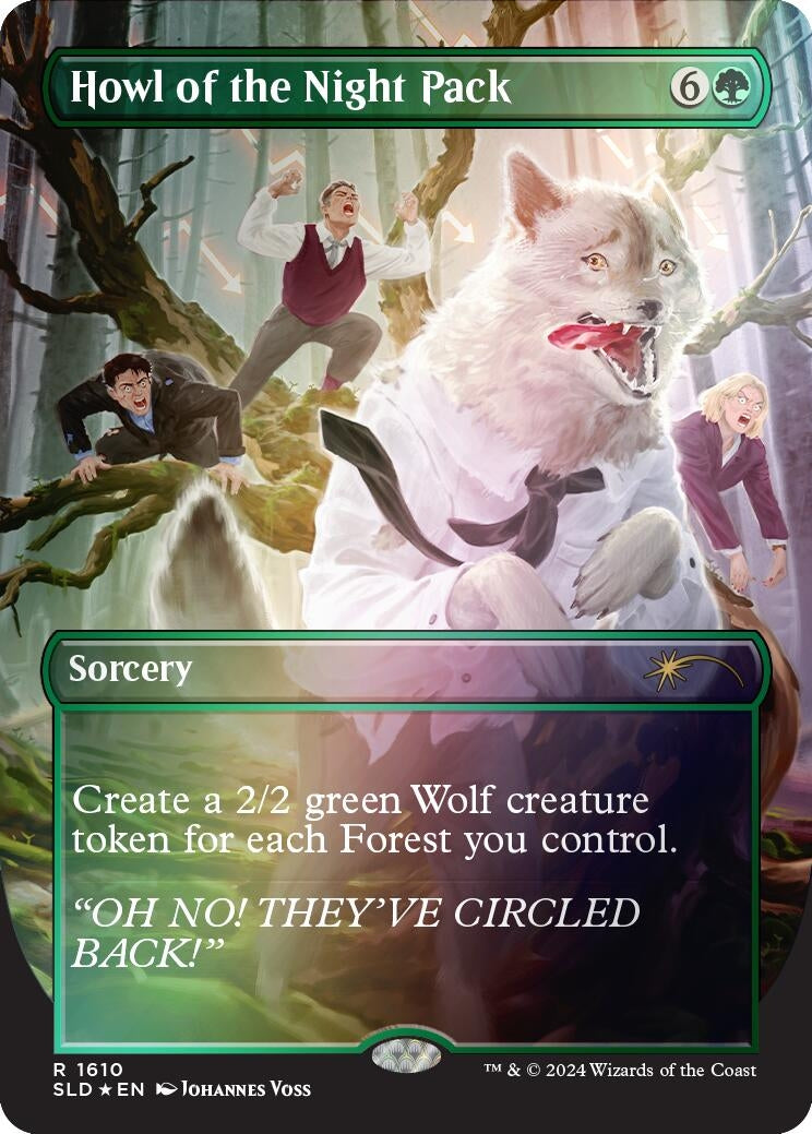 Howl of the Night Pack Rainbow Foil (1610) [SLD]
