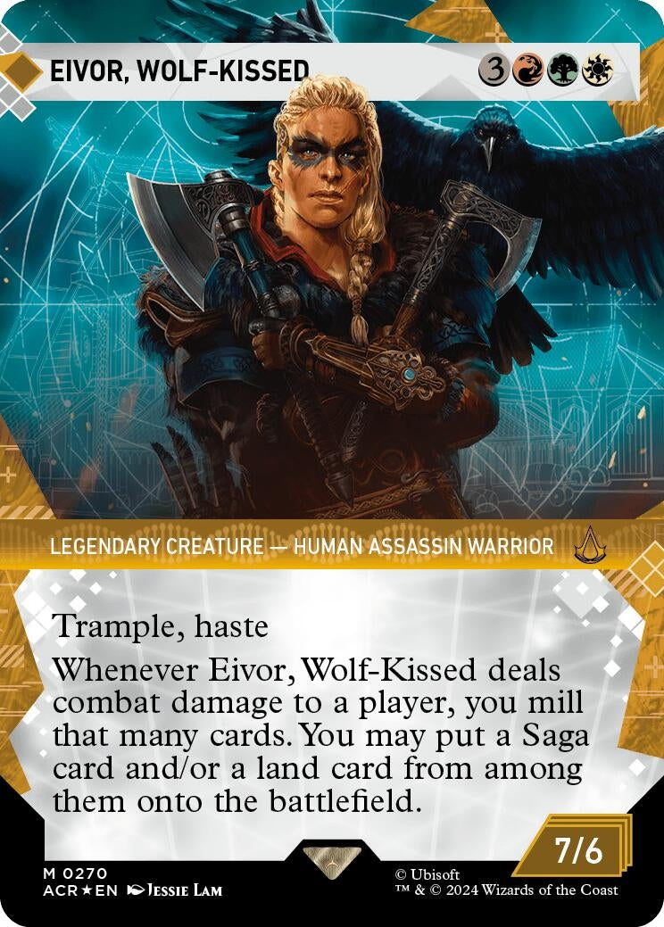Eivor Wolf Kissed Showcase Textured Foil (270) [ACR]