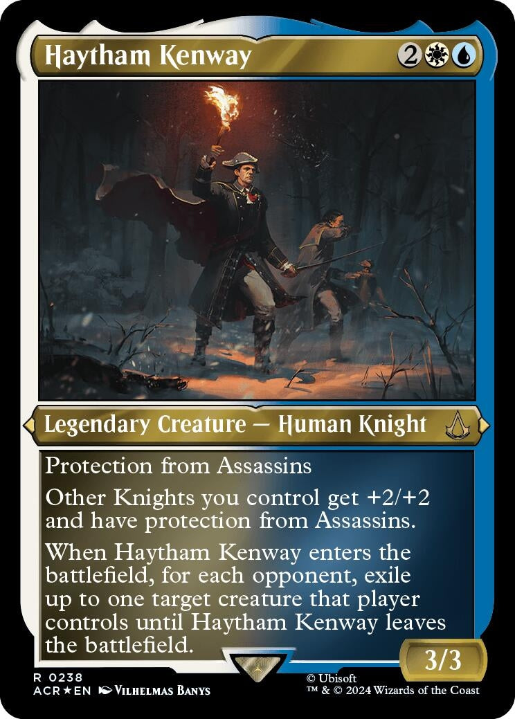 Haytham Kenway Foil Etched (238) [ACR]