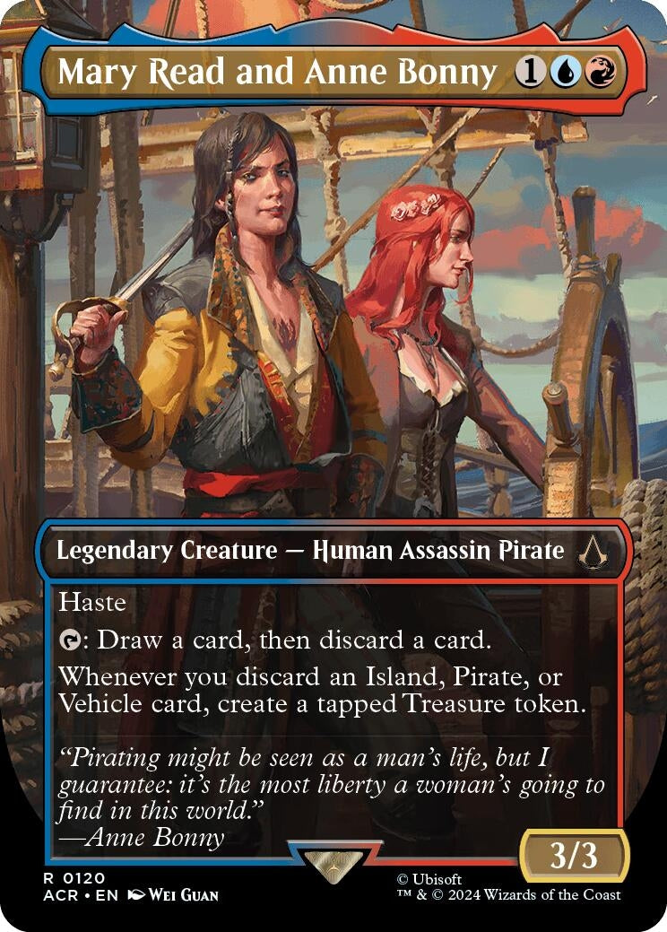 Mary Read and Anne Bonny Borderless (120) [ACR]