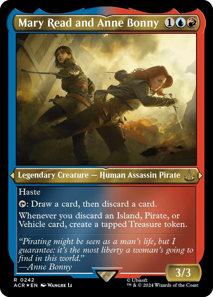 Mary Read and Anne Bonny Foil Etched (242) [ACR]