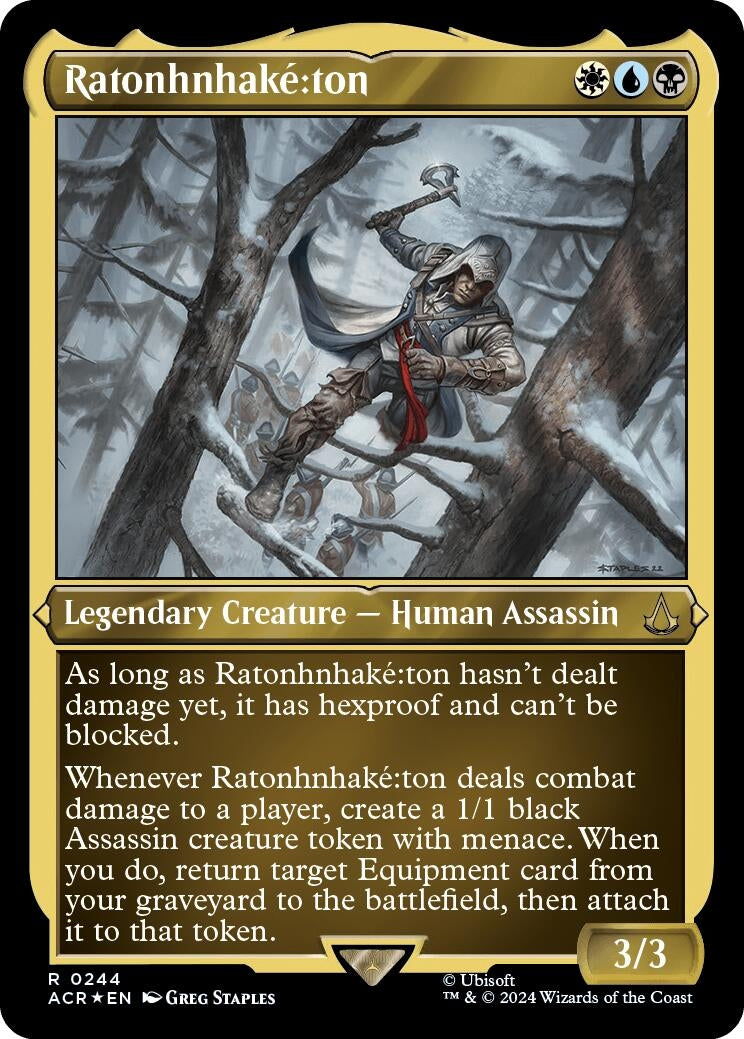 Ratonhnhaketon Foil Etched (244) [ACR]