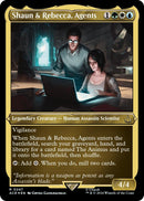 Shaun and Rebecca Agents Foil Etched (247) [ACR]