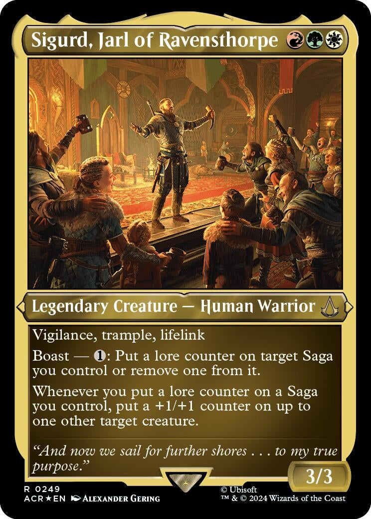Sigurd Jarl of Ravensthorpe Foil Etched (249) [ACR]
