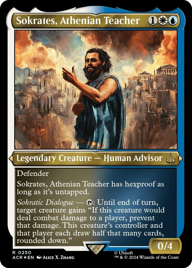 Sokrates Athenian Teacher Foil Etched (250) [ACR]