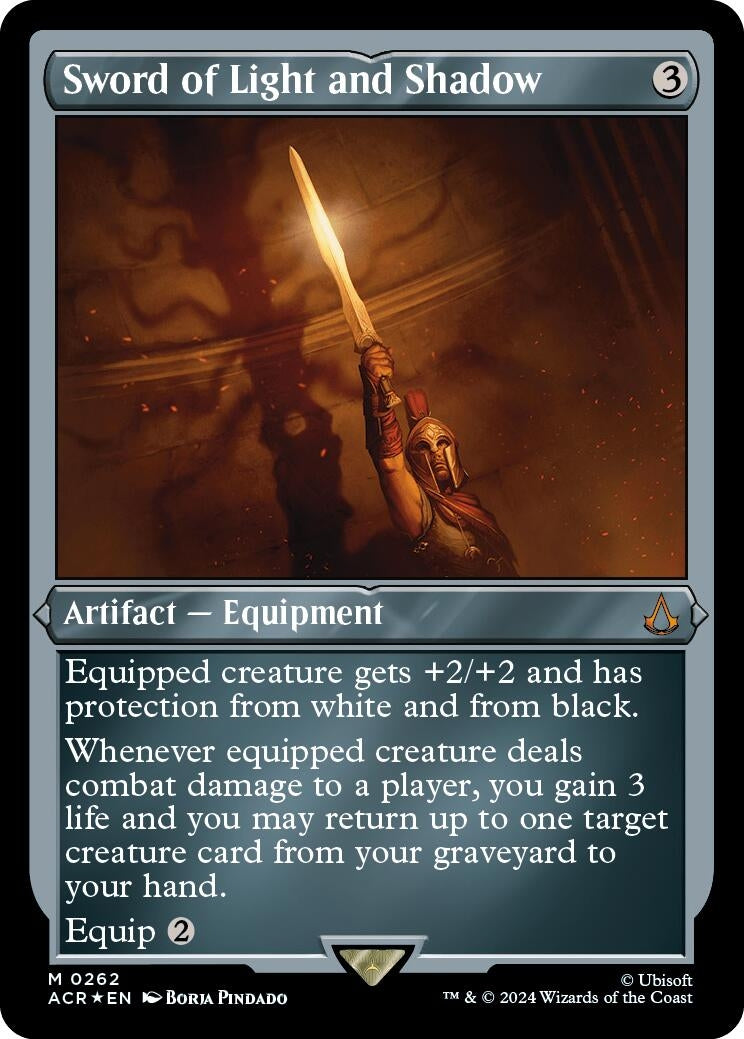 Sword of Light and Shadow Foil Etched (262) [ACR]