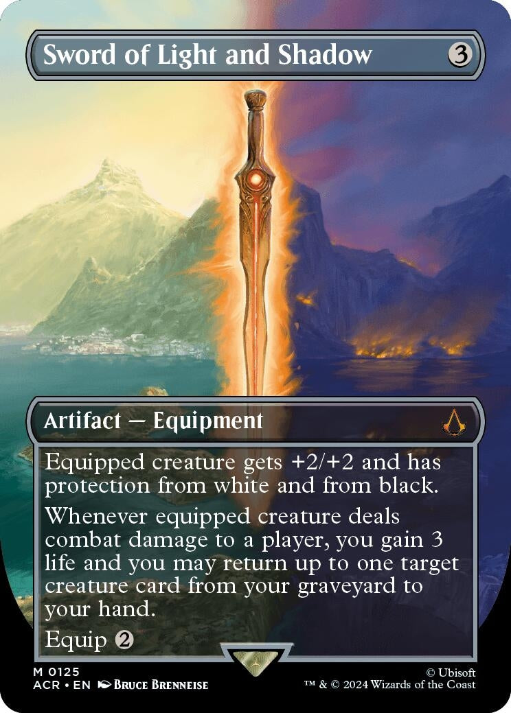 Sword of Light and Shadow Borderless (125) [ACR]