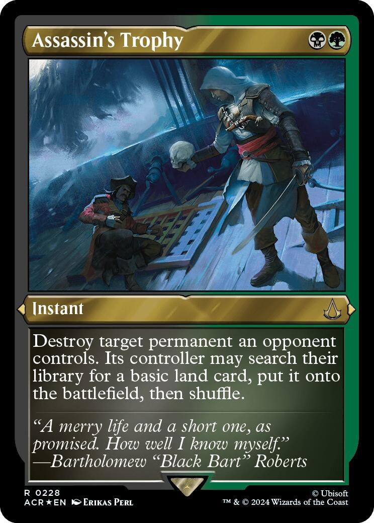 Assassins Trophy Foil Etched (228) [ACR]