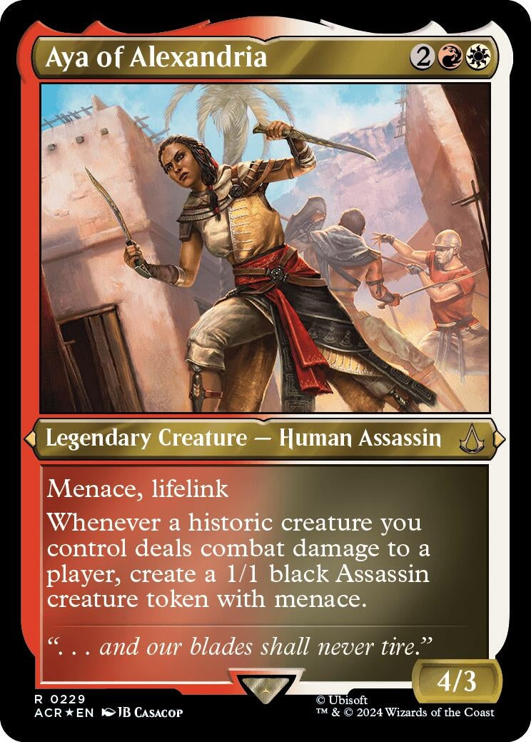 Aya of Alexandria Foil Etched (229) [ACR]