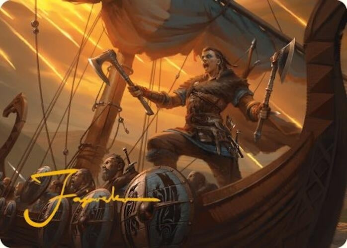 Eivor Battle Ready Art Card Gold Stamped Signature (18) [ASACR]