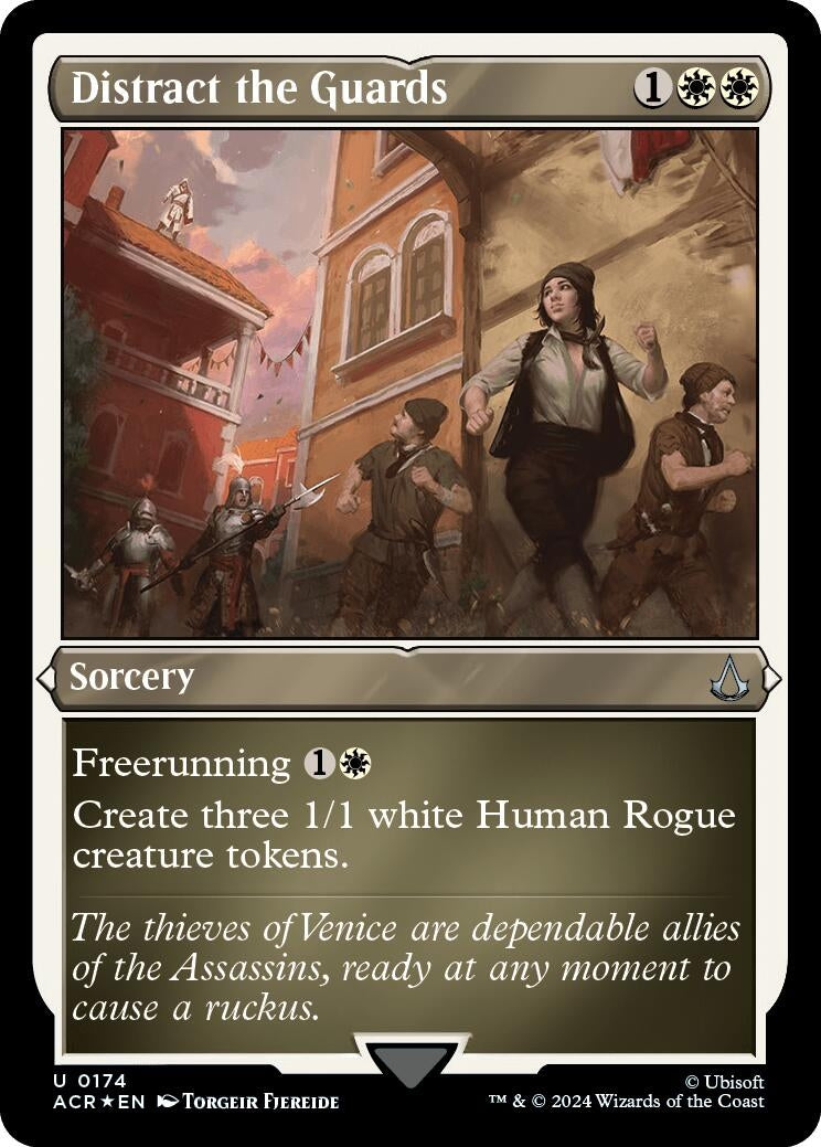 Distract the Guards Foil Etched (174) [ACR]