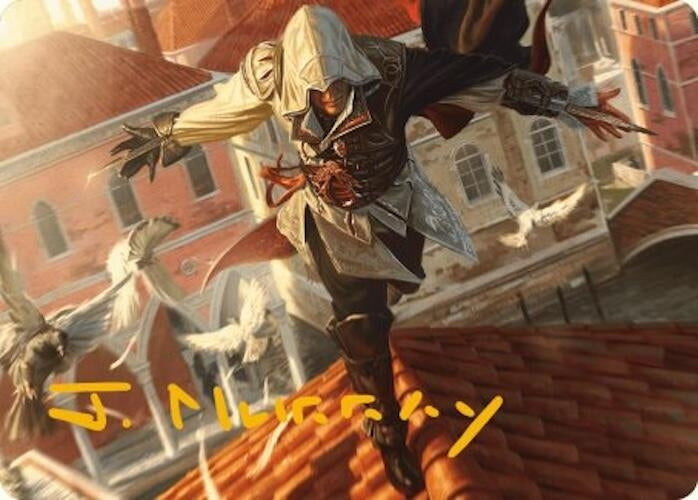 Ezio Blade of Vengeance Art Card Gold Stamped Signature (19) [ASACR]