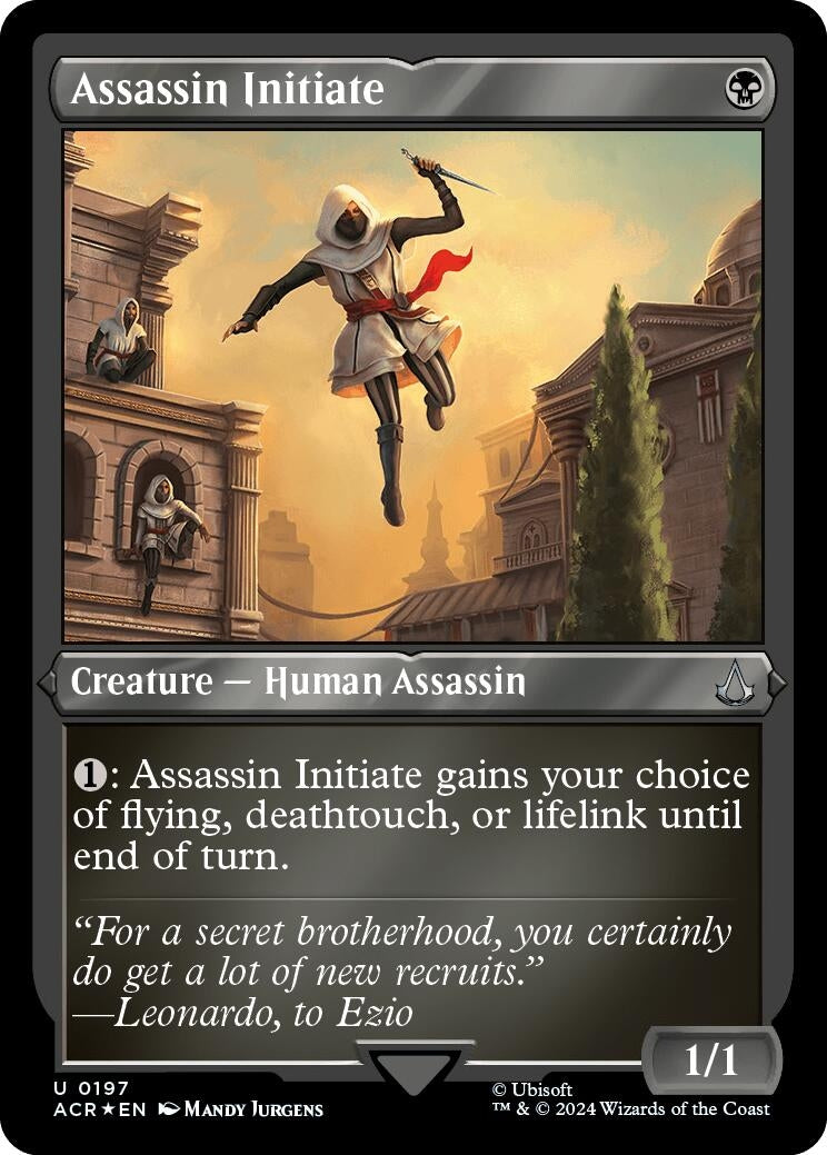 Assassin Initiate Foil Etched (197) [ACR]
