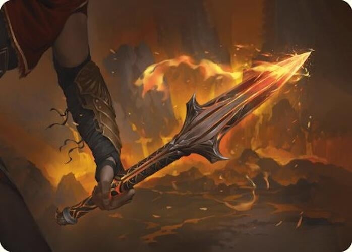 The Spear of Leonidas Art Card (4) [ASACR]