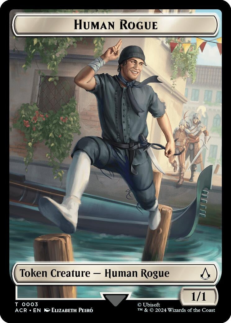 Human Rogue Token (3) [ACR]