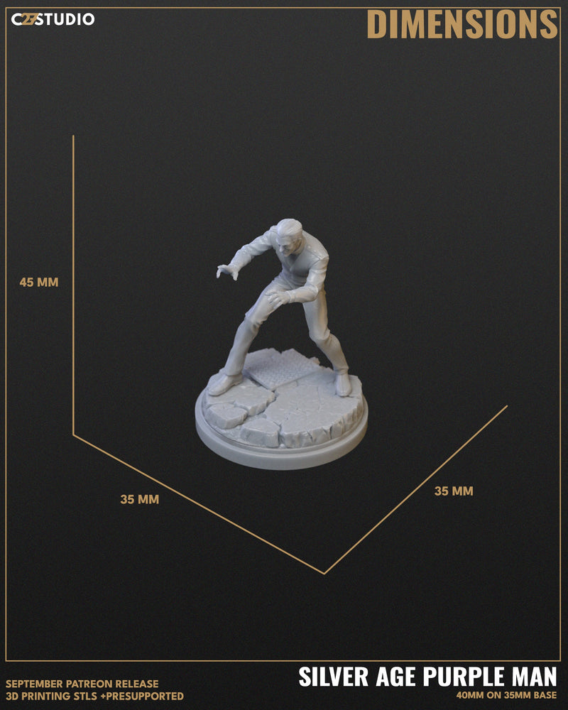 Purple Man - Marvel MCP-Compatible Resin Miniature