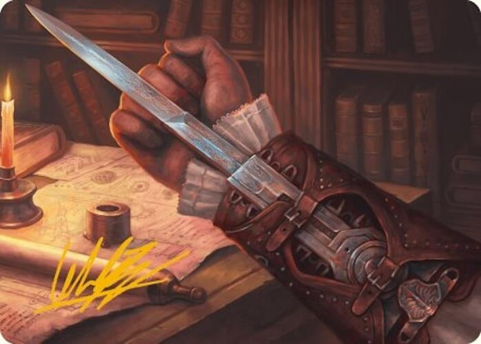 Hidden Blade Art Card Gold Stamped Signature (9) [ASACR]