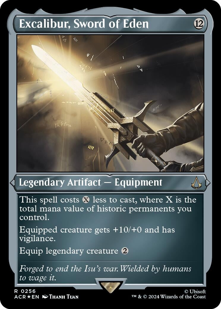 Excalibur Sword of Eden Foil Etched (256) [ACR]