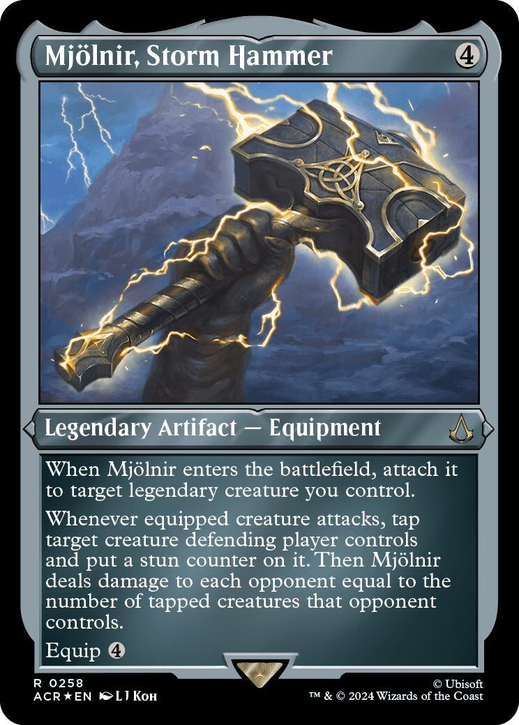 Mjolnir Storm Hammer Foil Etched (258) [ACR]