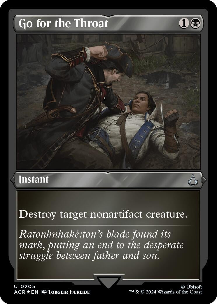 Go for the Throat Foil Etched (205) [ACR]