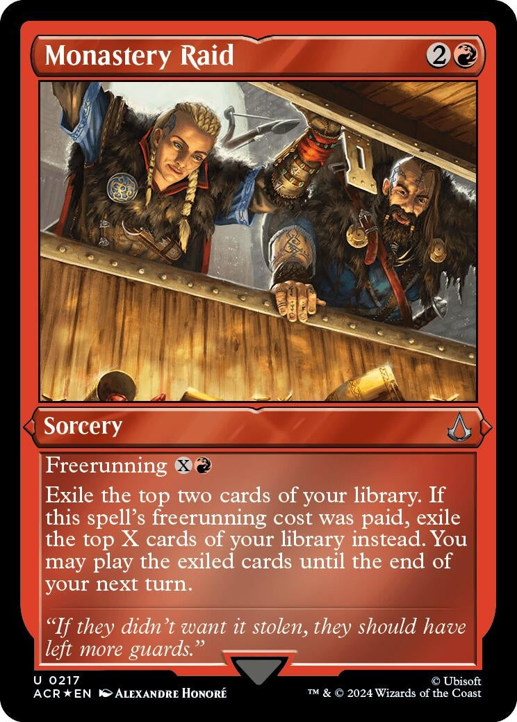 Monastery Raid Foil Etched (217) [ACR]