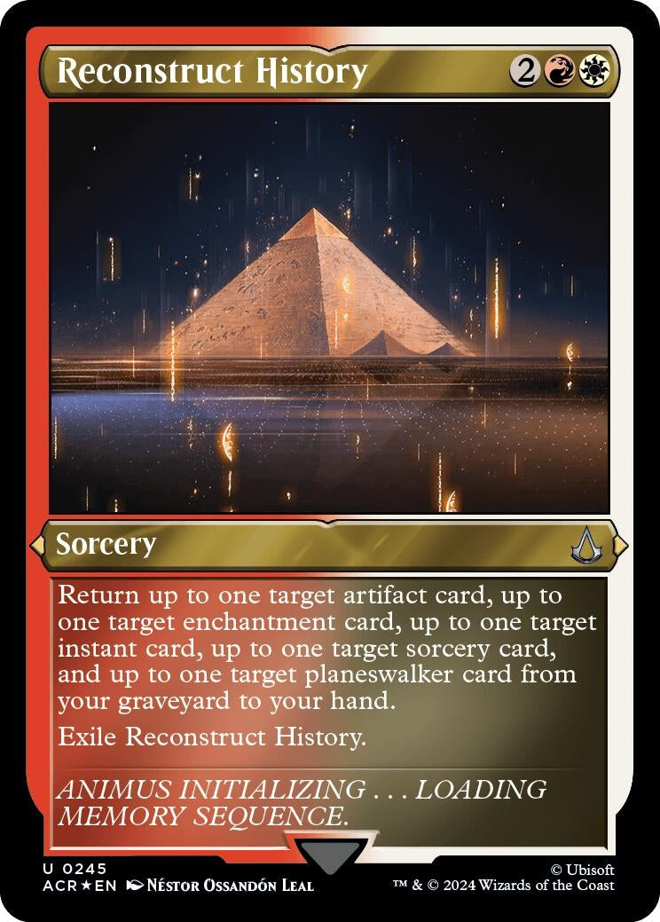 Reconstruct History Foil Etched (245) [ACR]