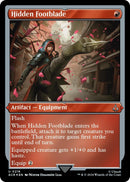 Hidden Footblade Foil Etched (216) [ACR]