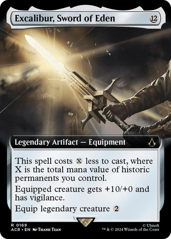 Excalibur Sword of Eden Extended Art (169) [ACR]