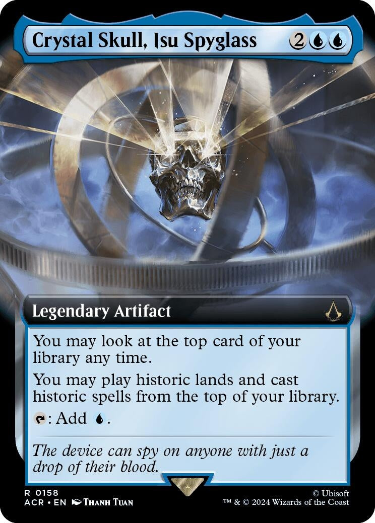 Crystal Skull Isu Spyglass Extended Art (158) [ACR]