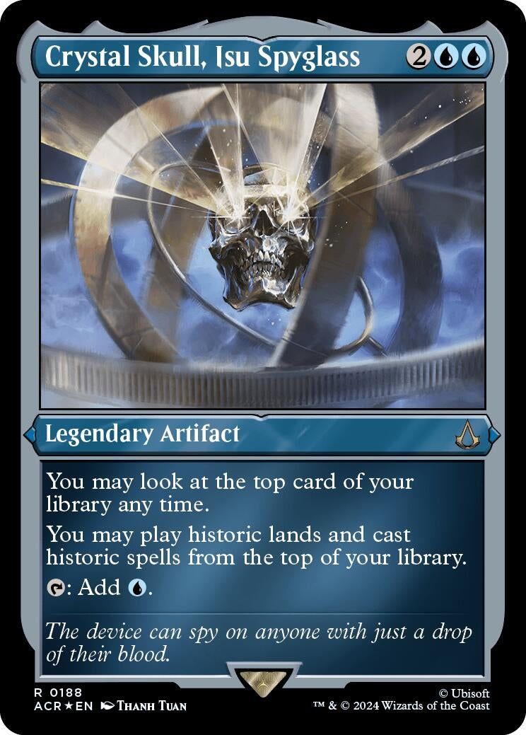 Crystal Skull Isu Spyglass Foil Etched (188) [ACR]