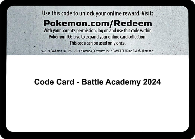 Code Card Battle Academy 2024 [BA24]
