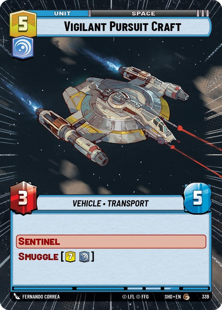 Vigilant Pursuit Craft Hyperspace (339) [SHD]