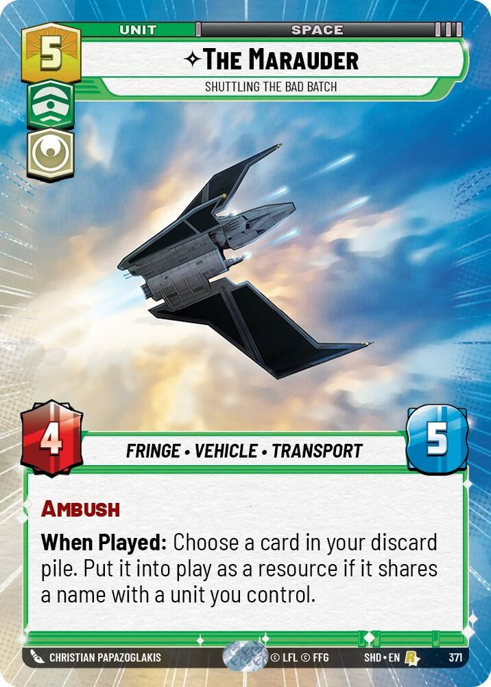 The Marauder Shuttling the Bad Batch Hyperspace (371) [SHD]