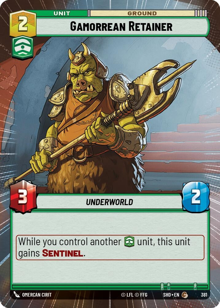 Gamorrean Retainer Hyperspace (381) [SHD]