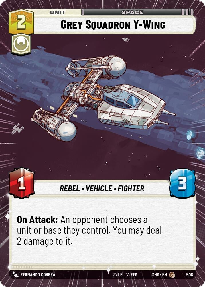 Grey Squadron Y Wing Hyperspace (508) [SHD]