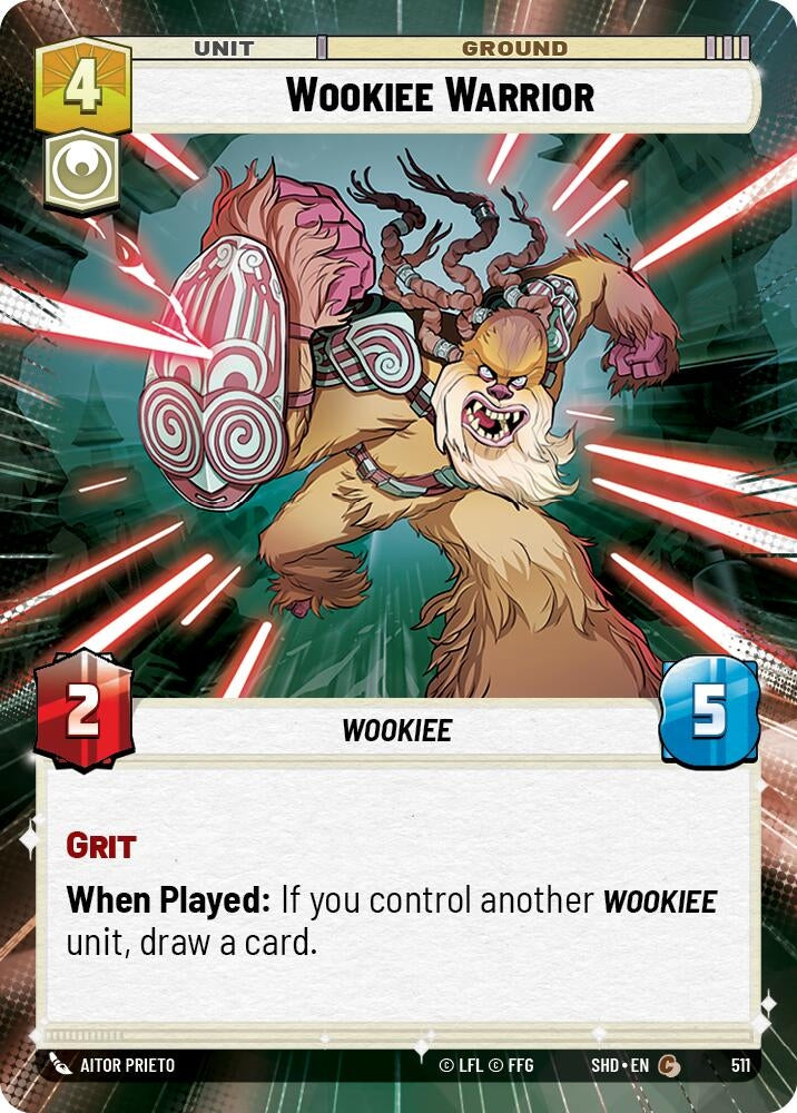 Wookiee Warrior Hyperspace (511) [SHD]