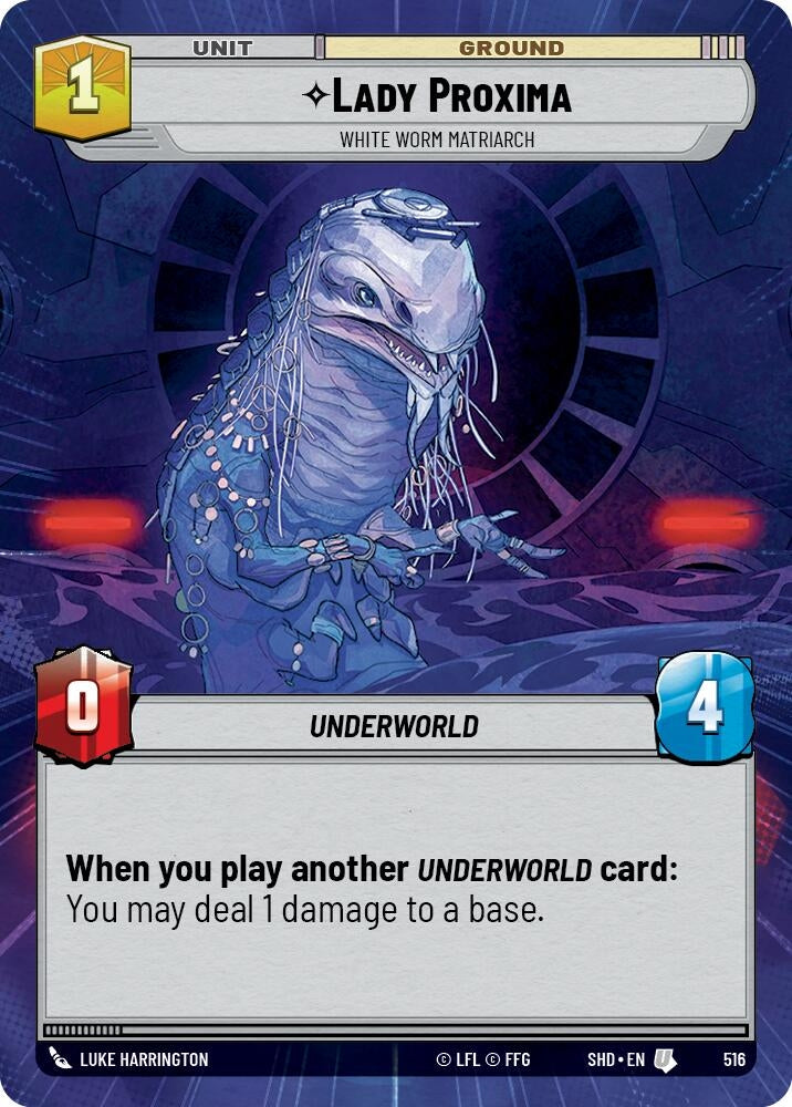 Lady Proxima White Worm Matriarch Hyperspace (516) [SHD]